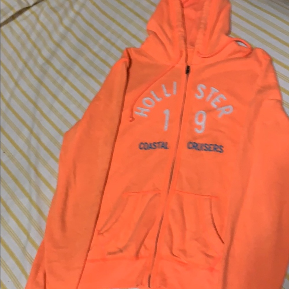 Hollister Zip-Up Hooded Sweatshirt